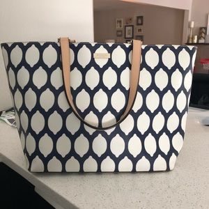 Kate Spade ♠️ Crosshatch Vinyl Tote